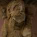 Il grande telamone sbozzato che sorregge la vasca apparteneva probabilmente a un tempietto rurale nelle vicinanze
